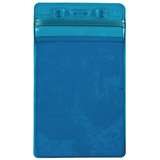 Vertical Badge Holder with Zipper, Blue, 2 5/8" x 3 7/8", (Insert Size) redirect to product page